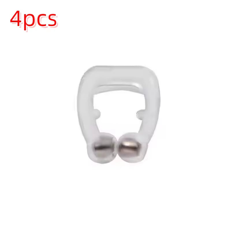 Anti Snore Stop Snoring Nose Clip Silicone Magnetic Sleep Tray Sleeping Aid Apnea Guard Night Device with Case Anti